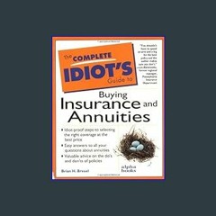 #^Download ✨ The Complete Idiot's Guide to Buying Insurance and Annuities Online Book