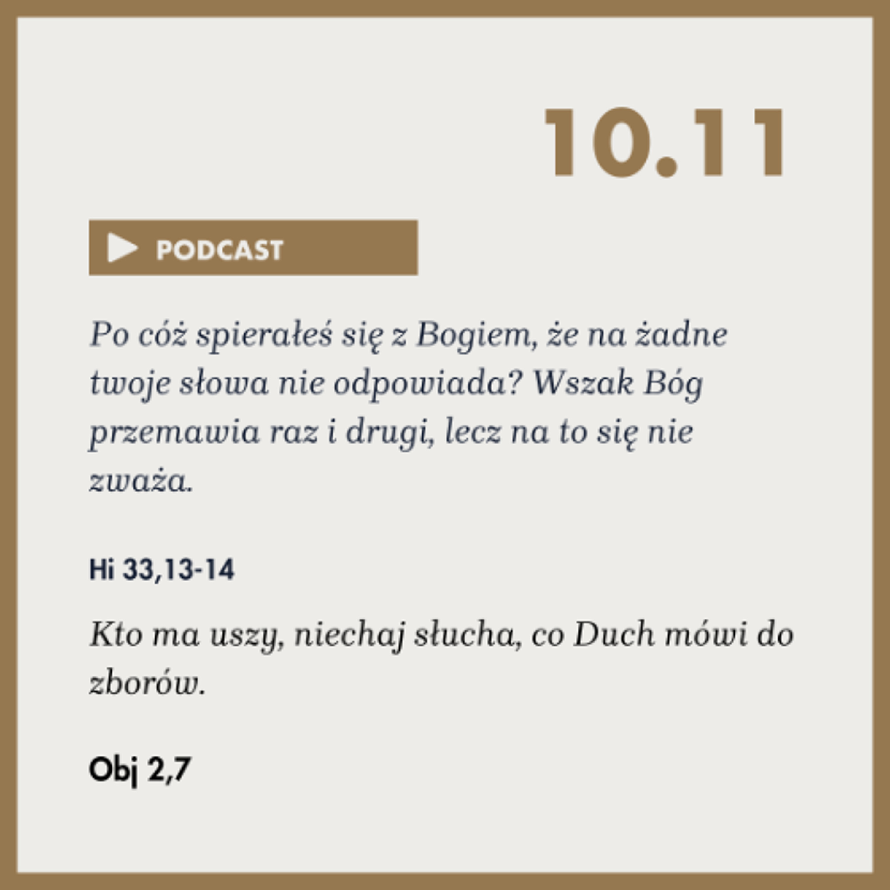 Rozważania na dzień 10 listopada 2025r episode artwork