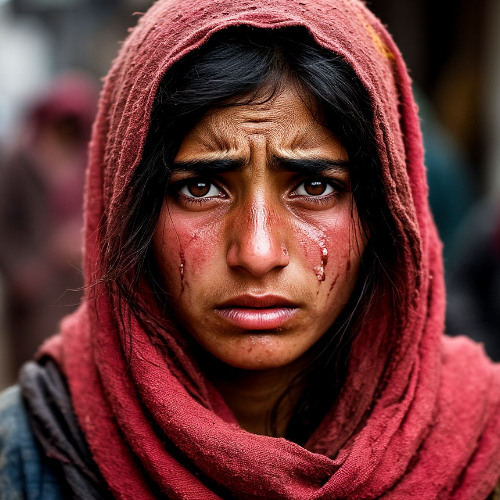 грустная арабская