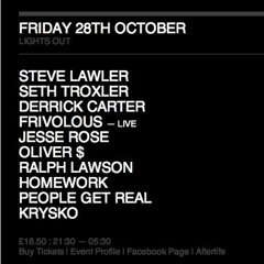 The Warehouse Project - Manchester, UK - 28.10.11