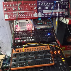 Behringer '606' RD-6 and CRAVE, '303' TD-3 and 4 Volcas plus BEEBO FX Audio Demo (LIVE)