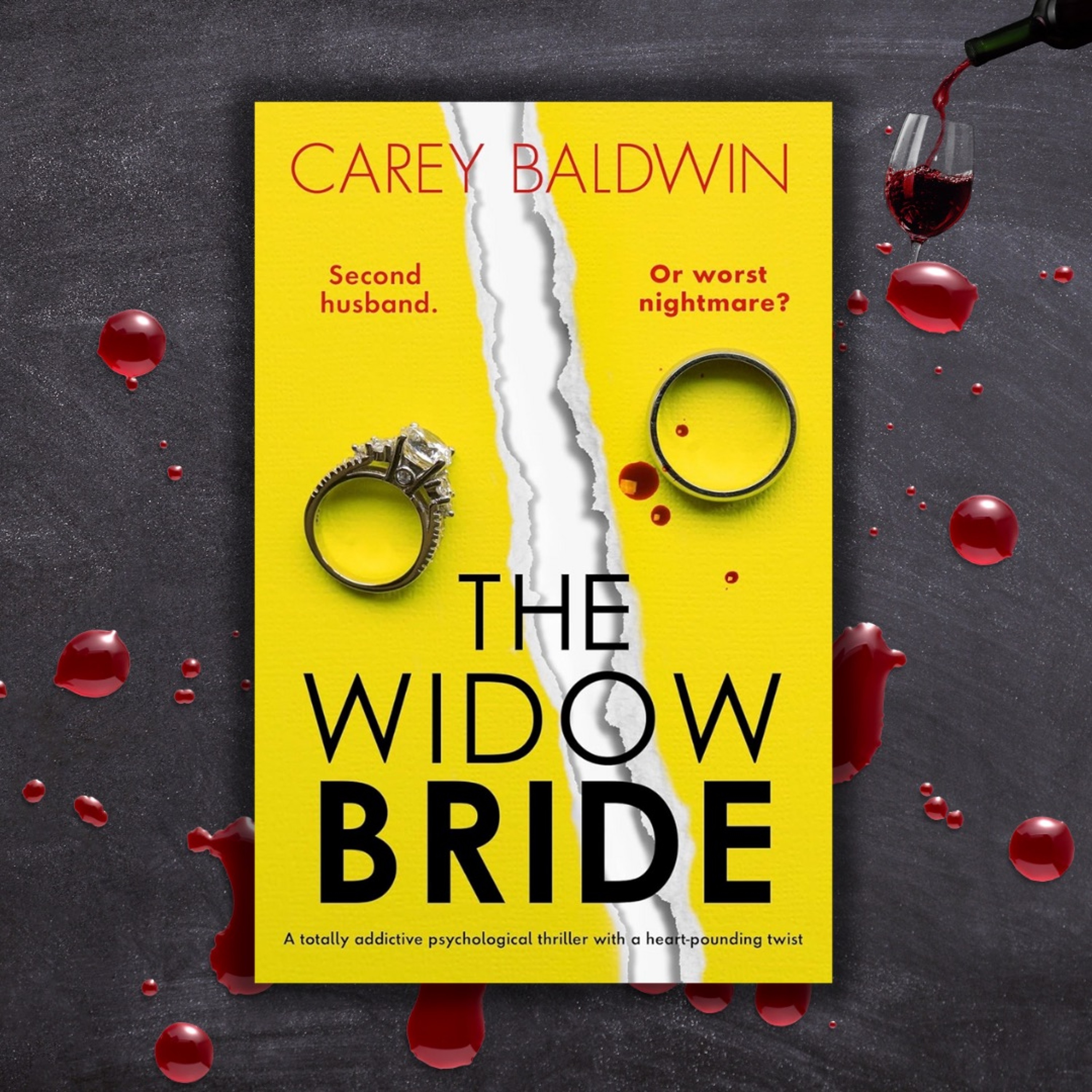 cover of episode Carey Baldwin & THE WIDOW BRIDE With Pamela Fagan Hutchins On Crime And Wine