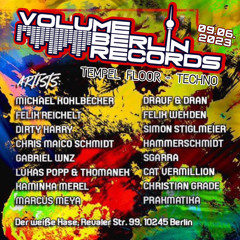 Volume Berlin Records Birthday @ der weiße Hase BERLIN 09062K23 + Evosonic Radio Interview