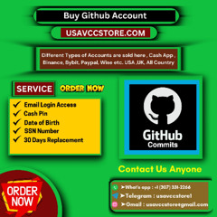 How To Buy, GitHub Accounts -100% Active (PVA, Aged & Bulk)