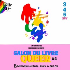 SALON DU LIVRE QUEER · SPEED-INTERVIEWS #2 · reine prat + emmanuel beaubatie + camélia blandeau