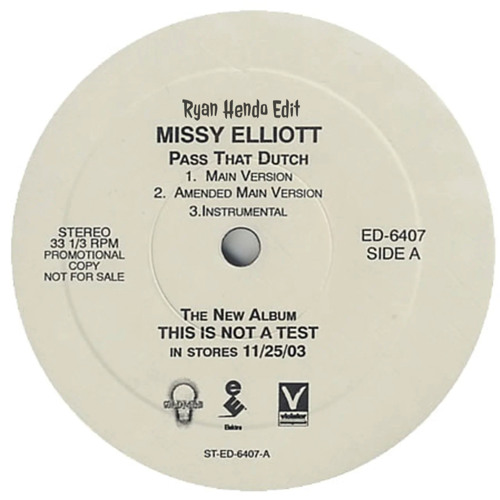 Missy Elliott - Pass That Dutch (Ryan Hendo Edit) FREE DL