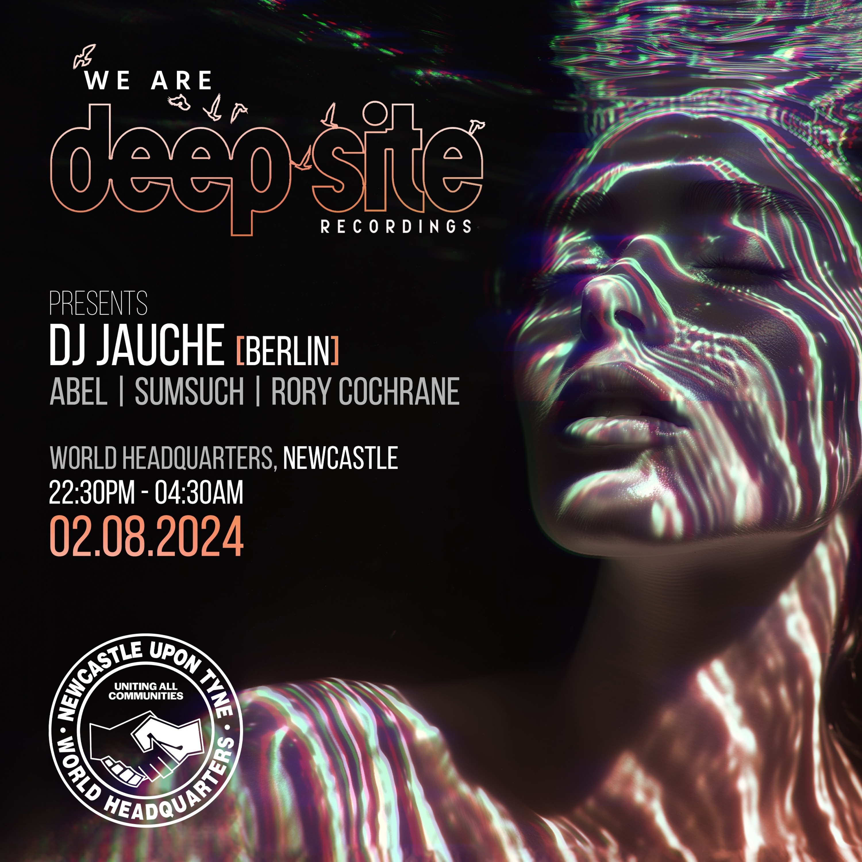 DJ Jauche - 2.8.2024 New Castle - We Are Deep Site - World Headquaters episode artwork