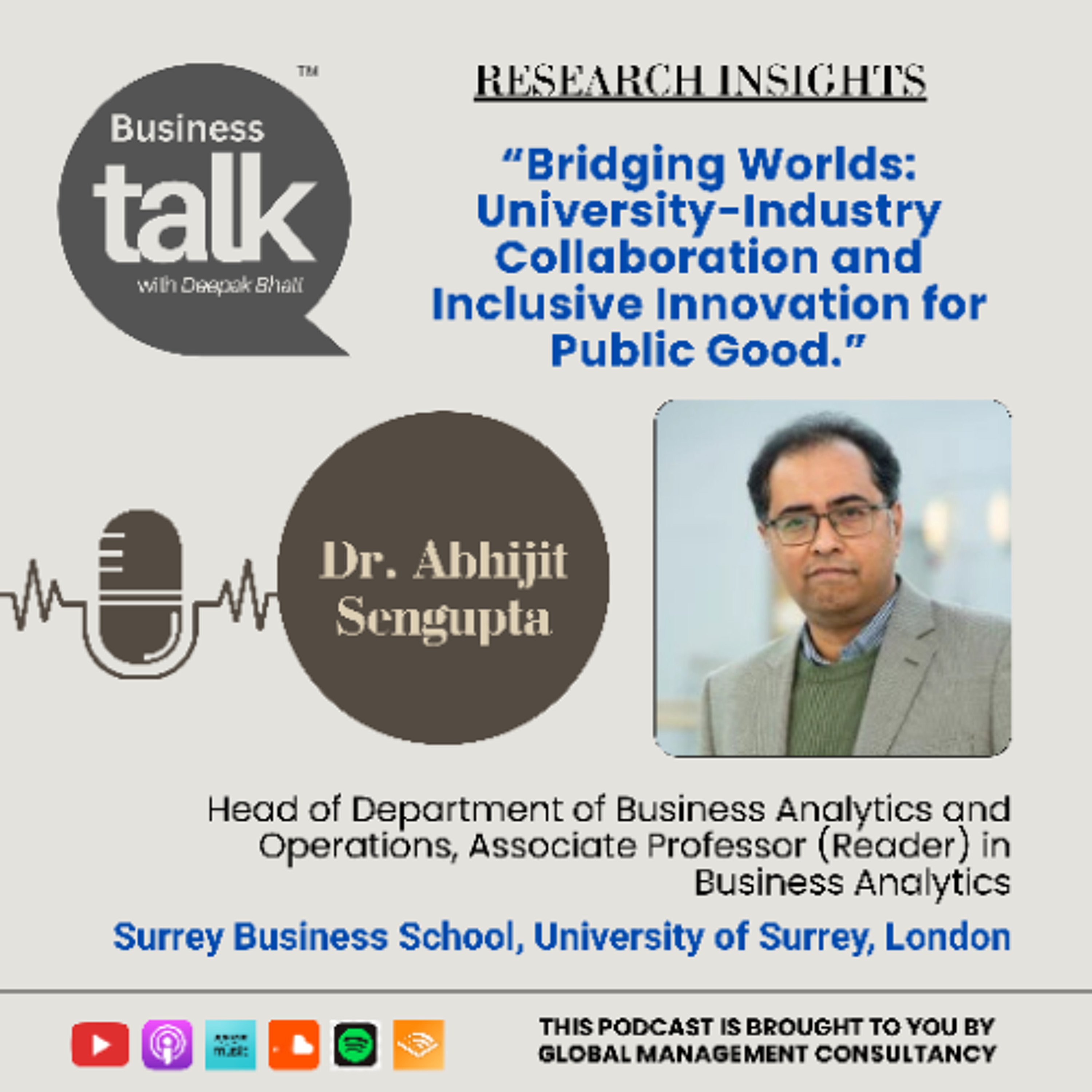 How Academia and Industry Can Work Together for Society’s Benefit episode artwork