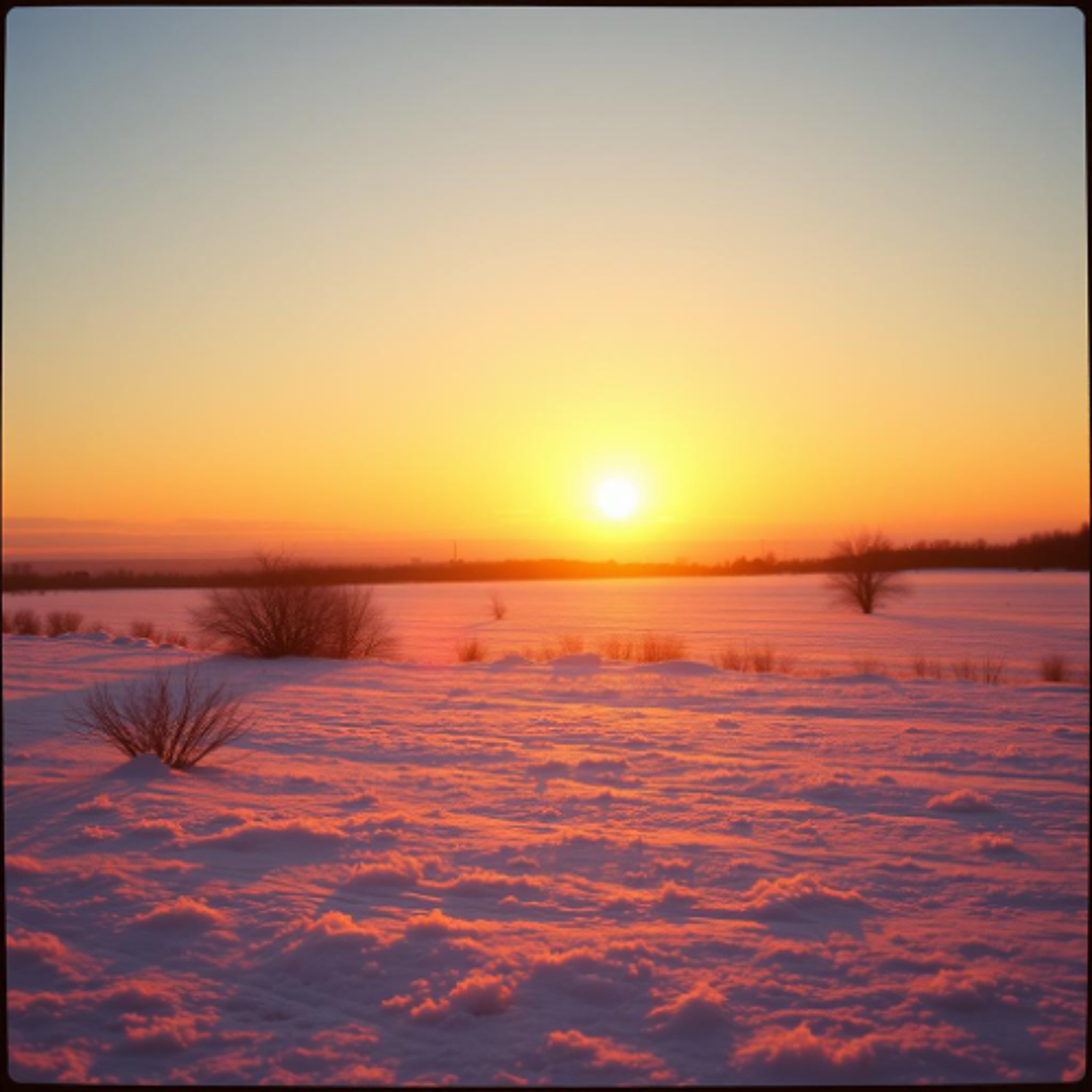 Winter's Frosty Horizon