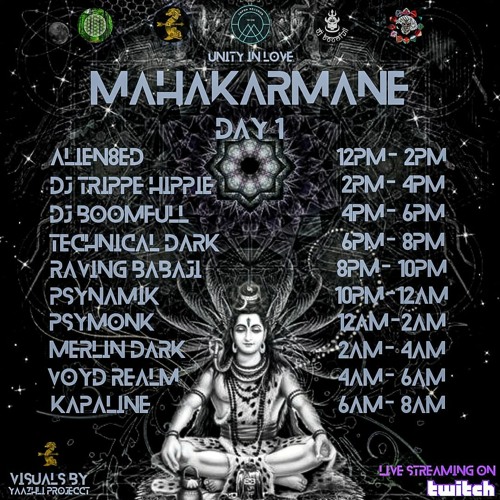 Psynamik - 2 hours Live Set 180 - 220 BPM [Unity In Love Mahakarmane Livestream]