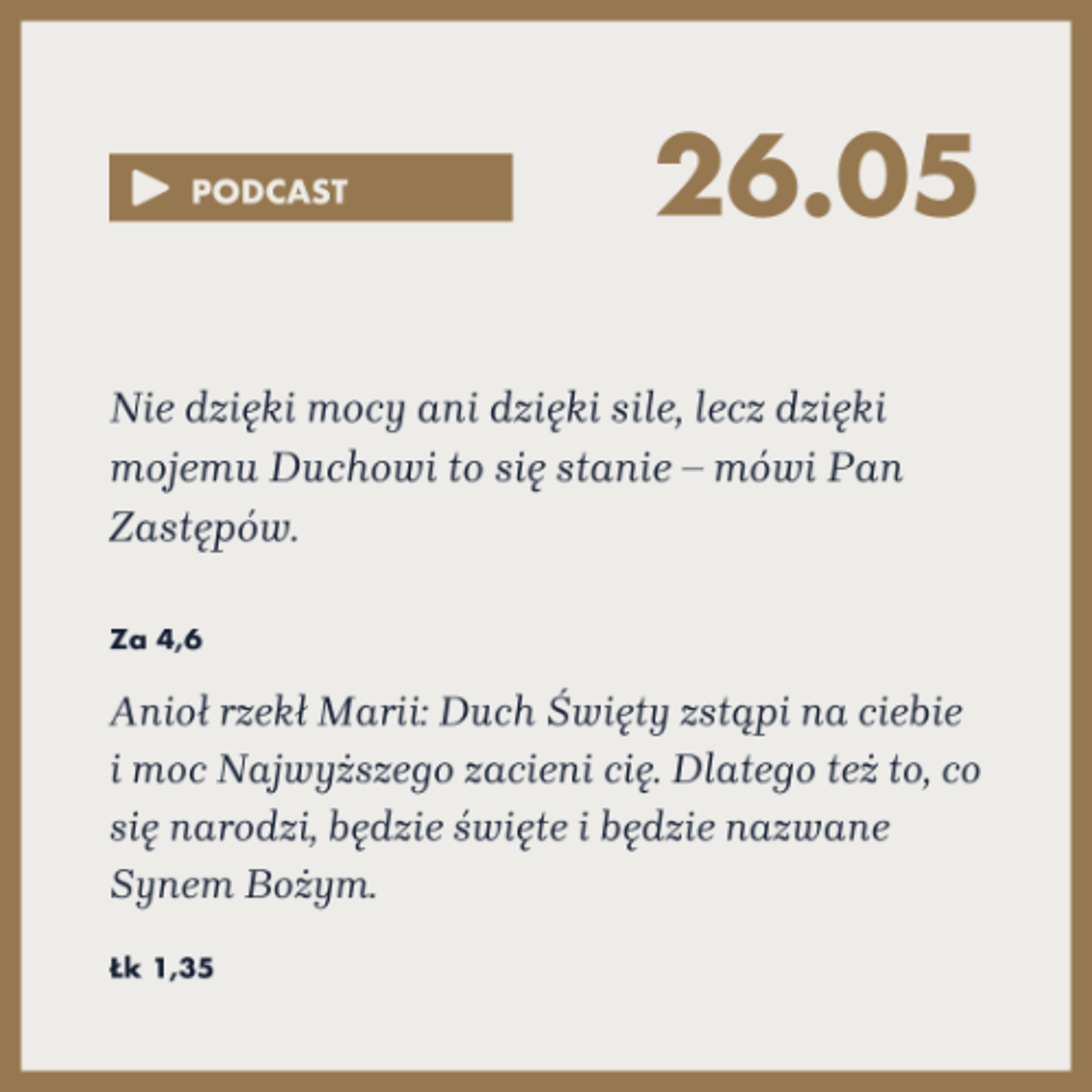 Poranek ze Słowem na 26 maja 2025 episode artwork