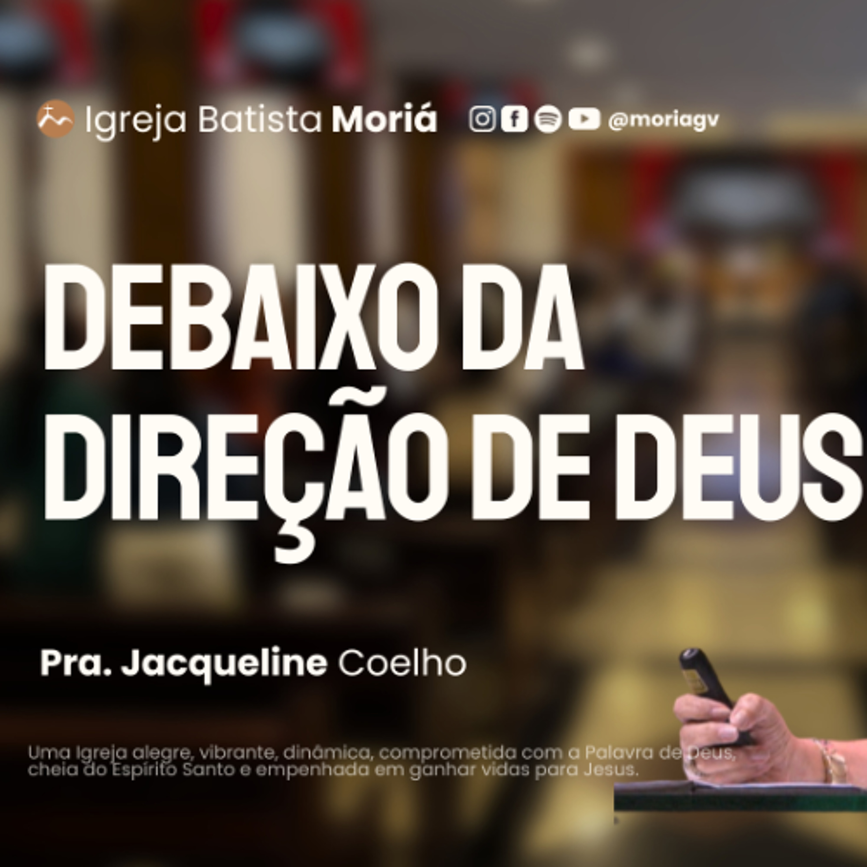 Debaixo da direção de Deus - Pra. Jacqueline Coelho - Culto de Adoração [21.12.2025]