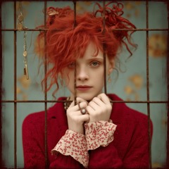 a girl in a world