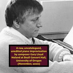 Piano Improvisation at Beall Concert Hall, University Of Oregon (November, 2000)