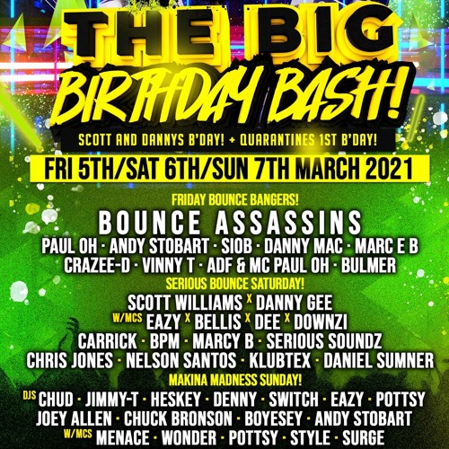 DJ Chud - MC Wonder MC Menace Quarantine Birthday