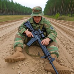 A fallen soldier.