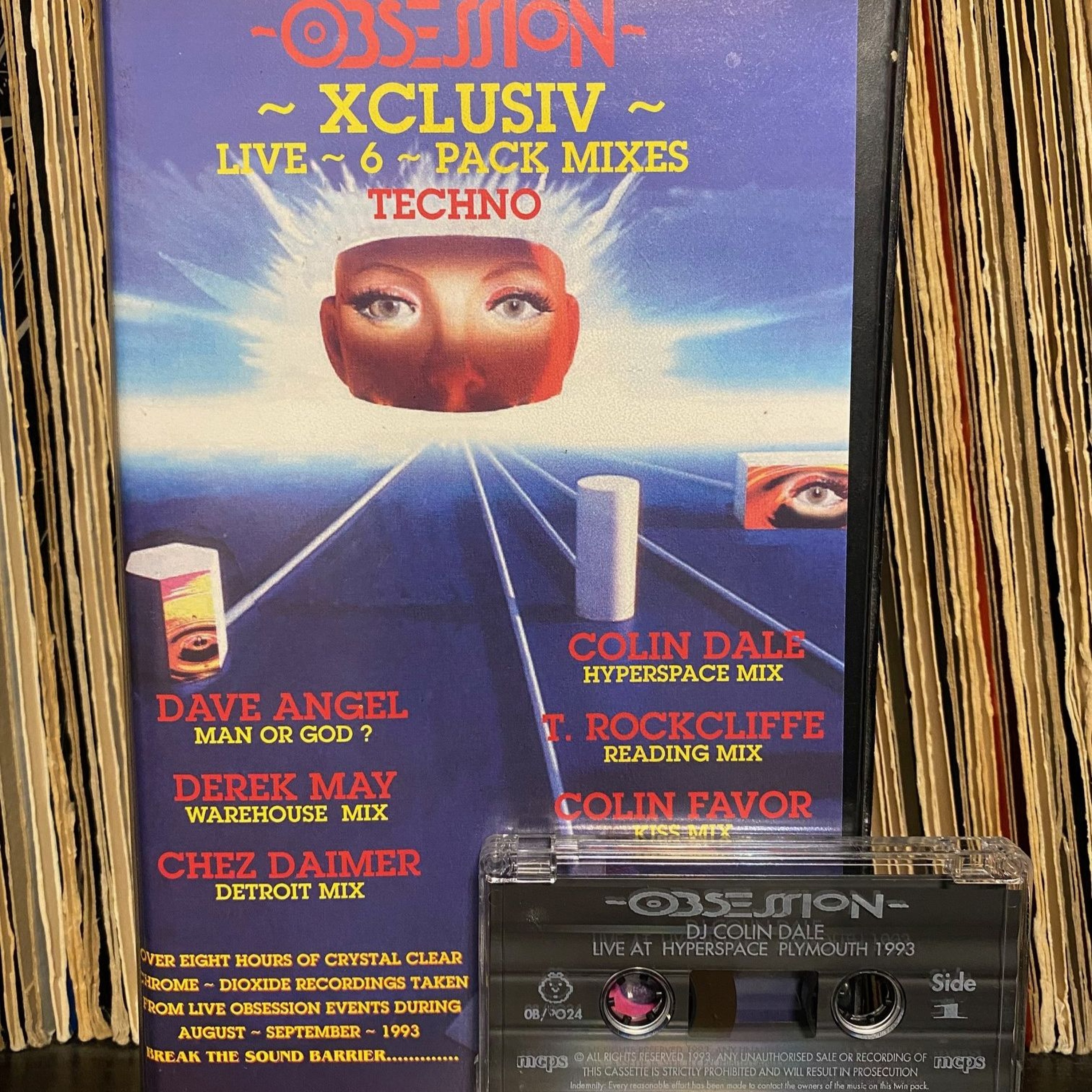 Colin Dale @ Obsession - Hyperspace - The Warehouse, Plymouth, UK 8-6-1993' (Manny'z Tapez) episode artwork