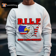 Dilf Damn I Love Freedom Eagle America Shirt