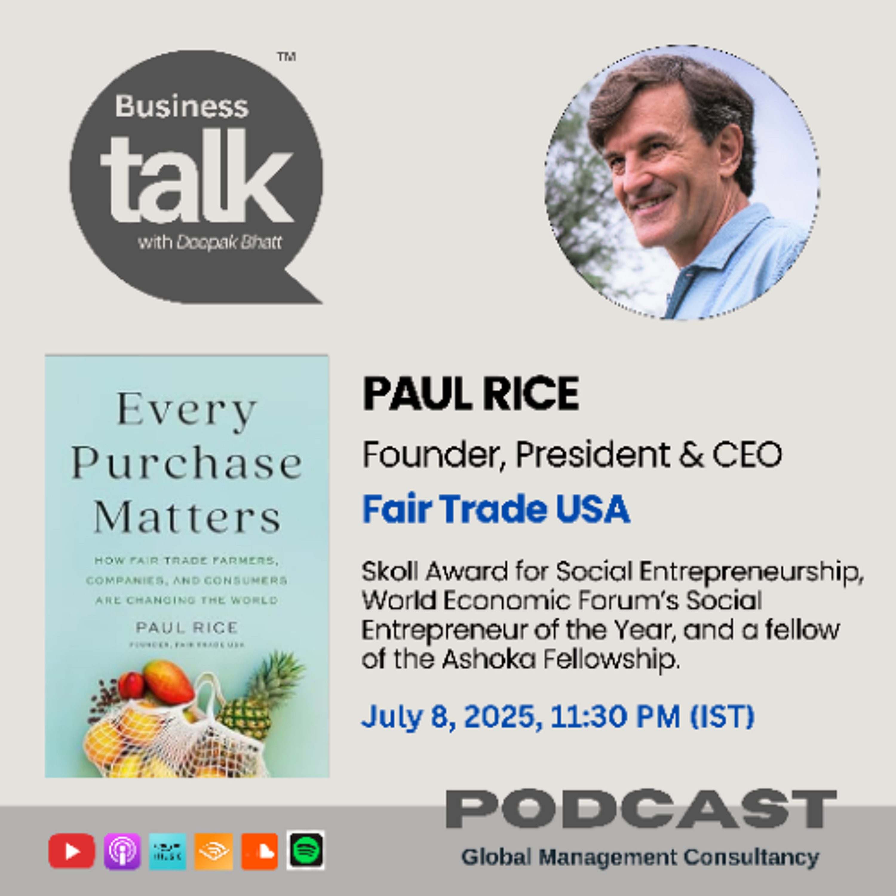 Every Purchase Matters: Paul Rice on the Power of Fair Trade episode artwork