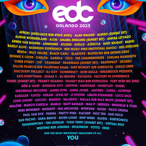 Stream Rodney Elkins 1 Listen to EDC ORLANDO 2023 playlist online for