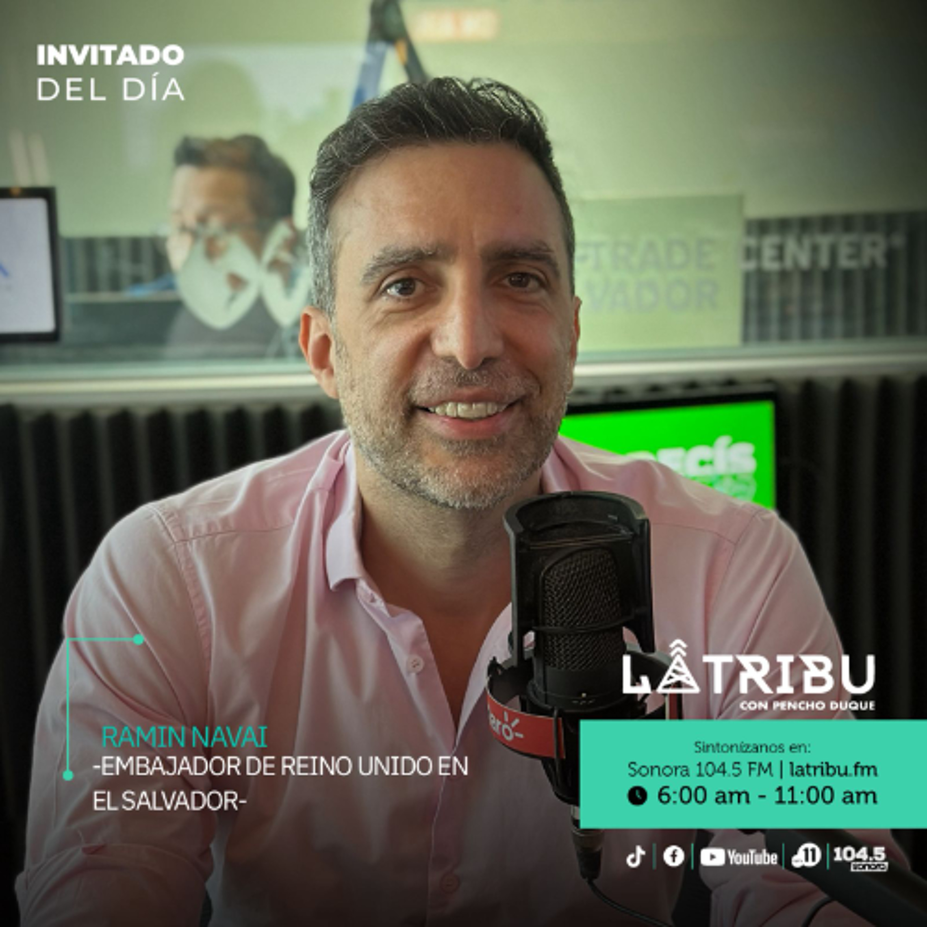 Ramin Navai - Embajador Británico en El Salvador