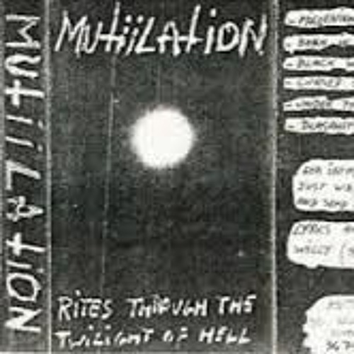 Mütiilation - Rites Through The Twilight Of Hell ( Demo 1992 )