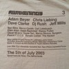 Marco Carola Live @ Awakenings Festival 05-07-2003 DJ mix artwork - Electronic music tracklist cover image