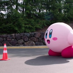 Cone-struction ahead. - Kirby and the Forgotten Land
