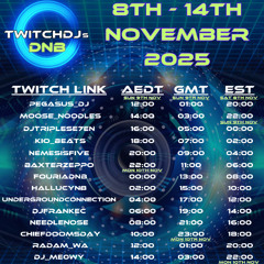 Twitch DJ's DNB Train by DJ FrankEC (11-9-25)