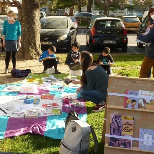 Une bibliothèque de rue pour les enfants des Canourgues