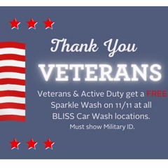 David Delrahim & BLISS Car Wash Honors Veterans With A Complimentary Sparkle Wash