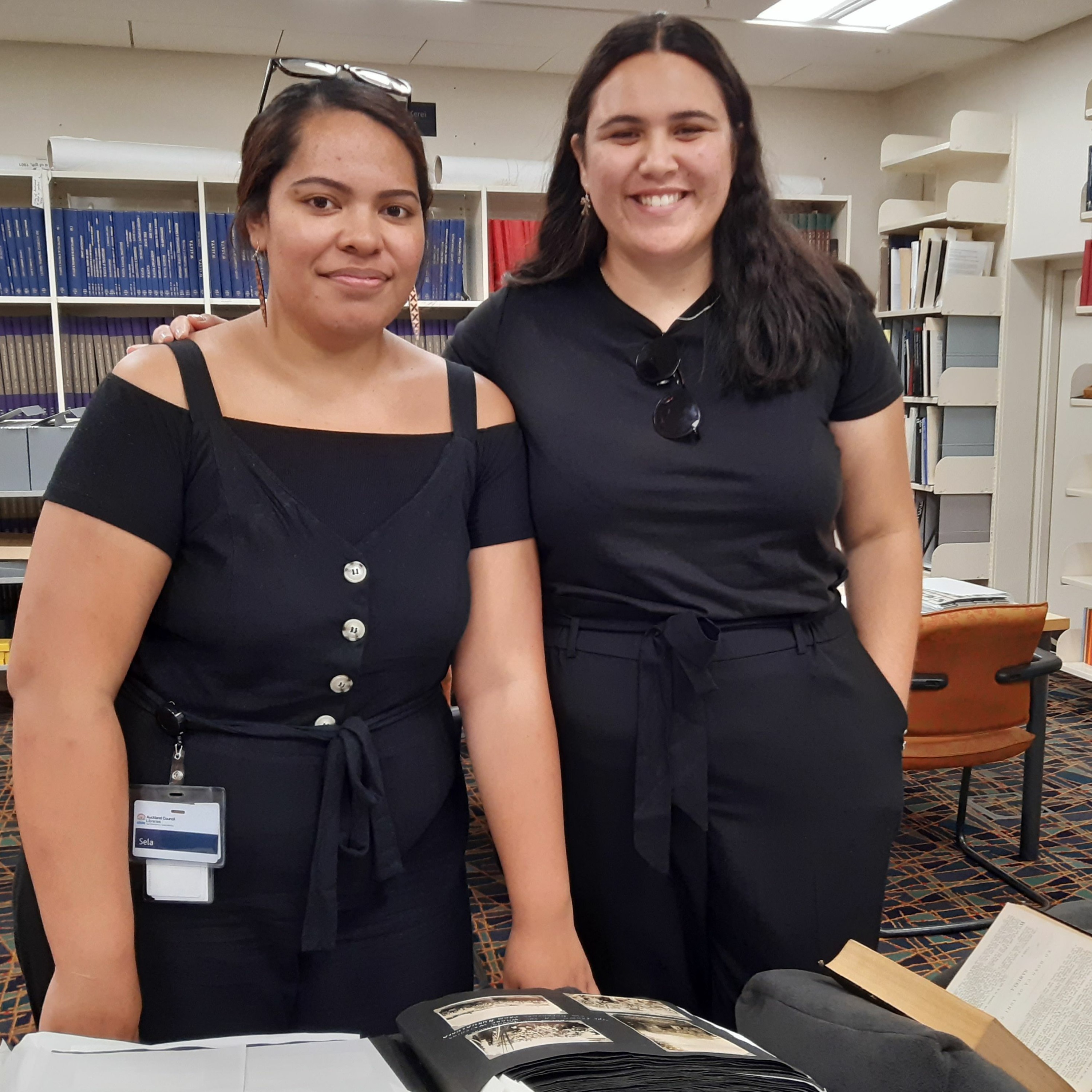 Sela Tupou Moon and Janelle Augsburg  - Tongan curators episode artwork