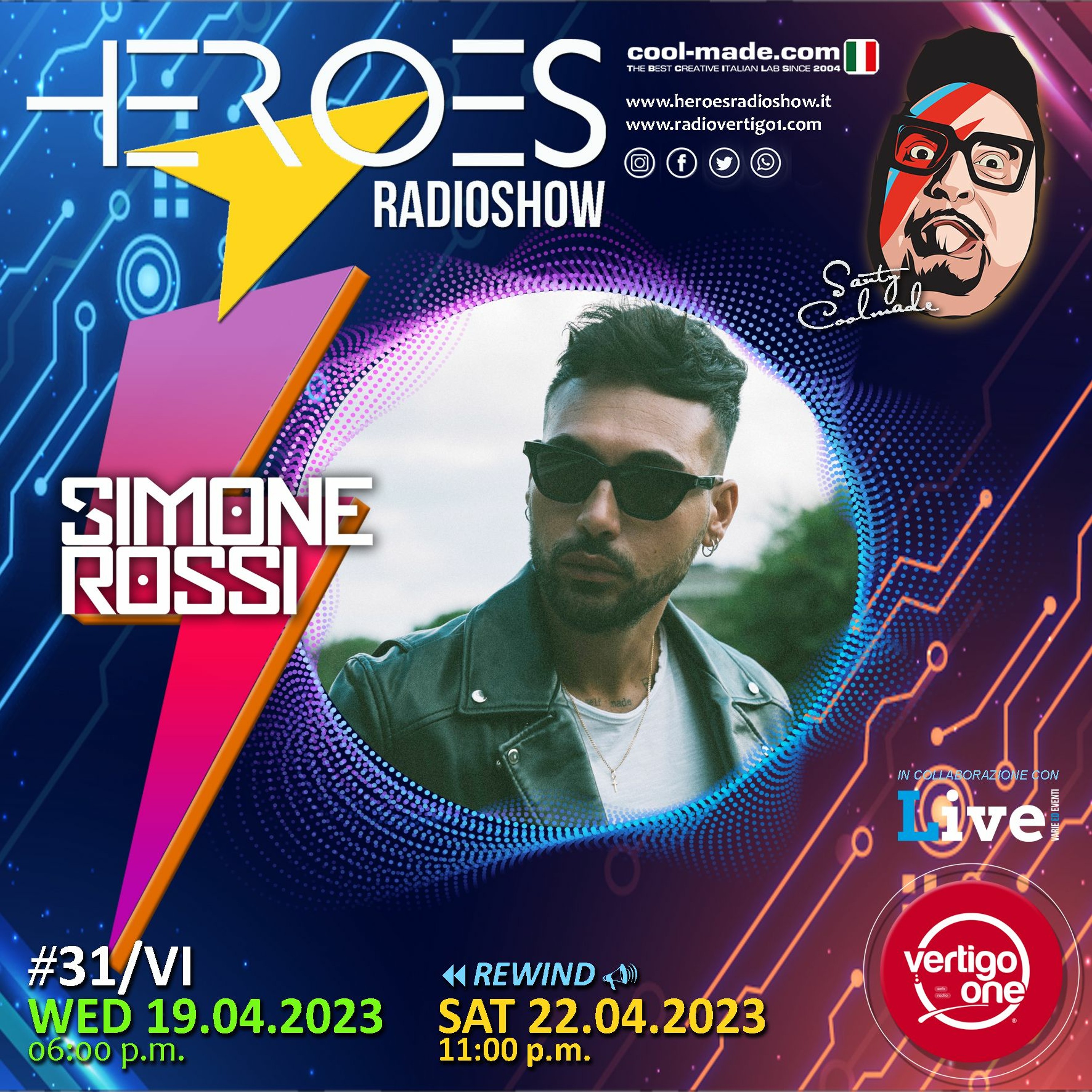 #31/2022-23> HEROES RadioShow - Special Guest SIMONE ROSSI episode artwork