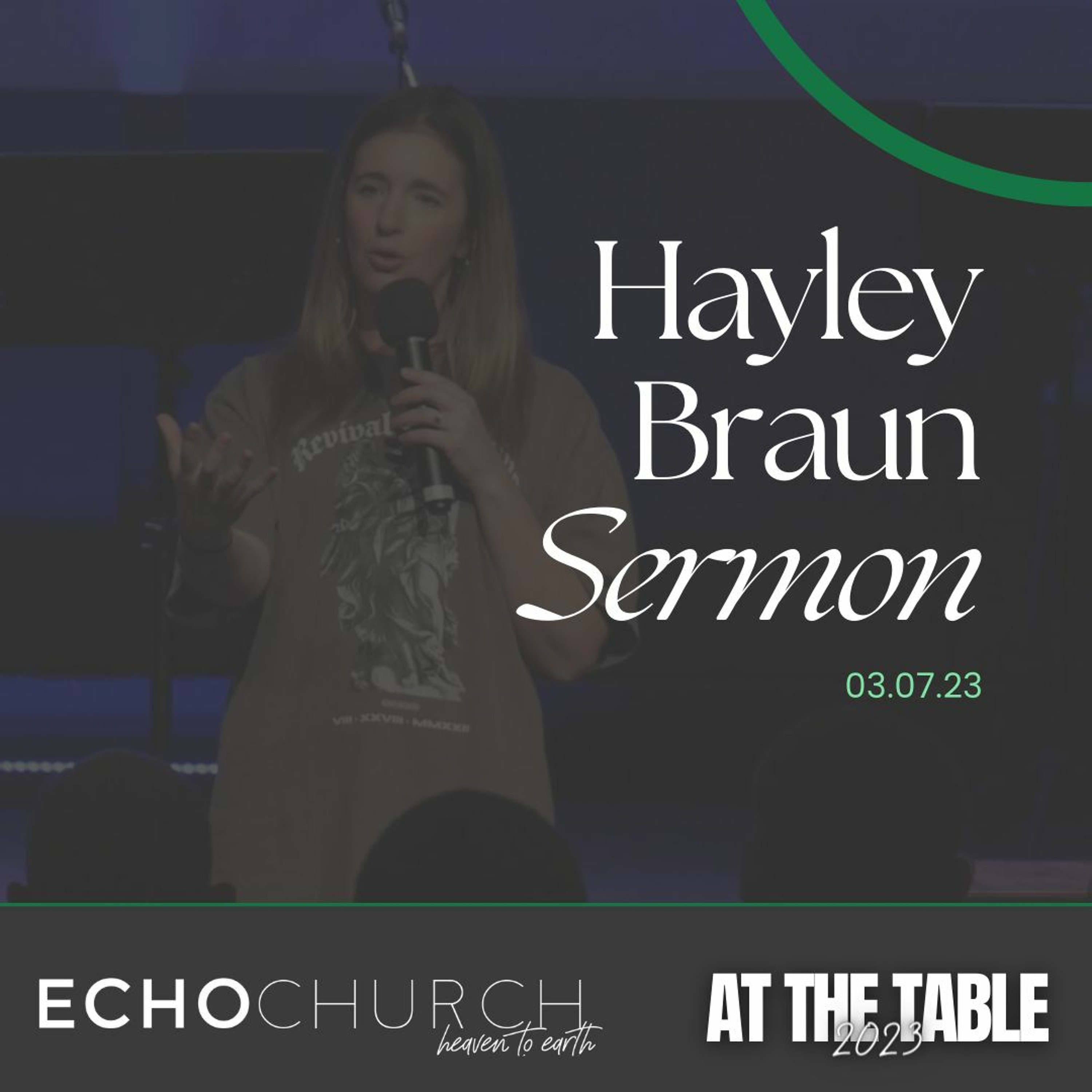 Sermon. Hayley Braun / 03.07.23