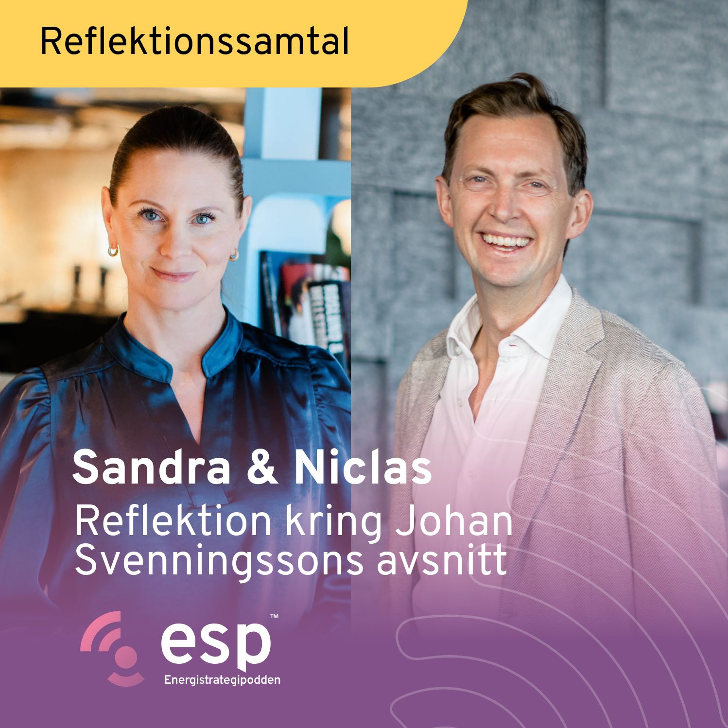 #340 - Reflektionssamtal kring Johan Svenningssons avsnitt med Sandra och Niclas episode artwork