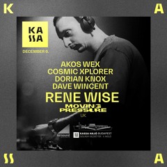 Akos Wex Live @ Airsound w/Rene Wise, Budapest, Kassa Boat 2024.12.06
