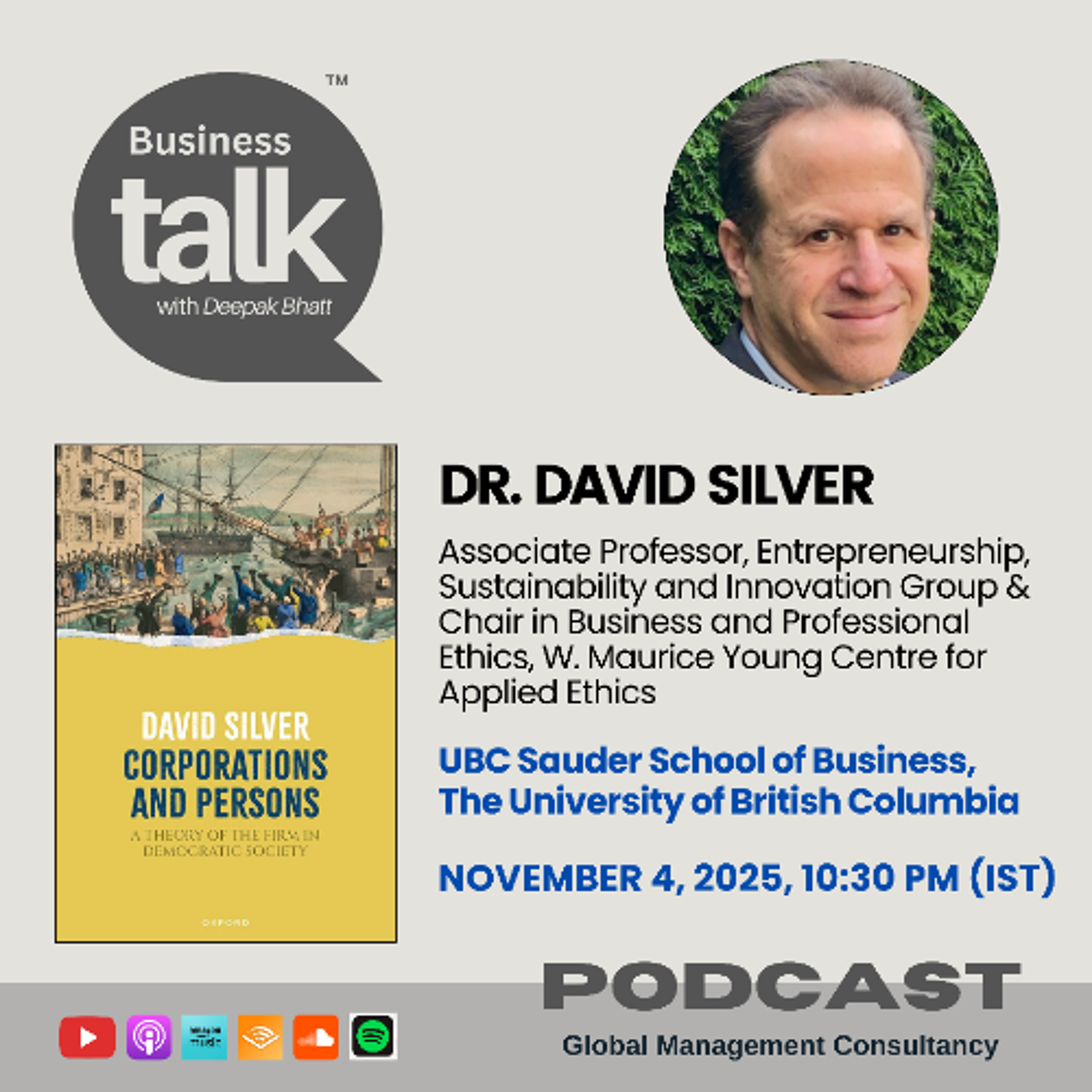 Rethinking Corporations: Prof. David Silver on Morality and Democracy in Business episode artwork