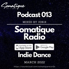 Somatique Radio Podcast 013 (Indie Dance) March 2022 | Mixed by Jon.K