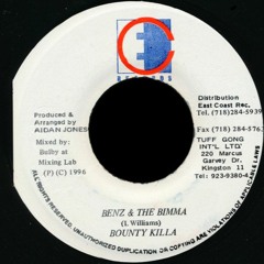 BENZ & BIMMA - 90's BASHMENT PARTY Feat - Bounty Killer, Beenie Man, Cobra, Red Rat, Goofy, Mr Vegas