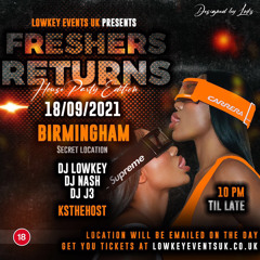 FRESHERS RETURNS Mixed By Deejay J3 (HOSTED BY KS THE HOST & DEEJAY YKAY)😮‍💨