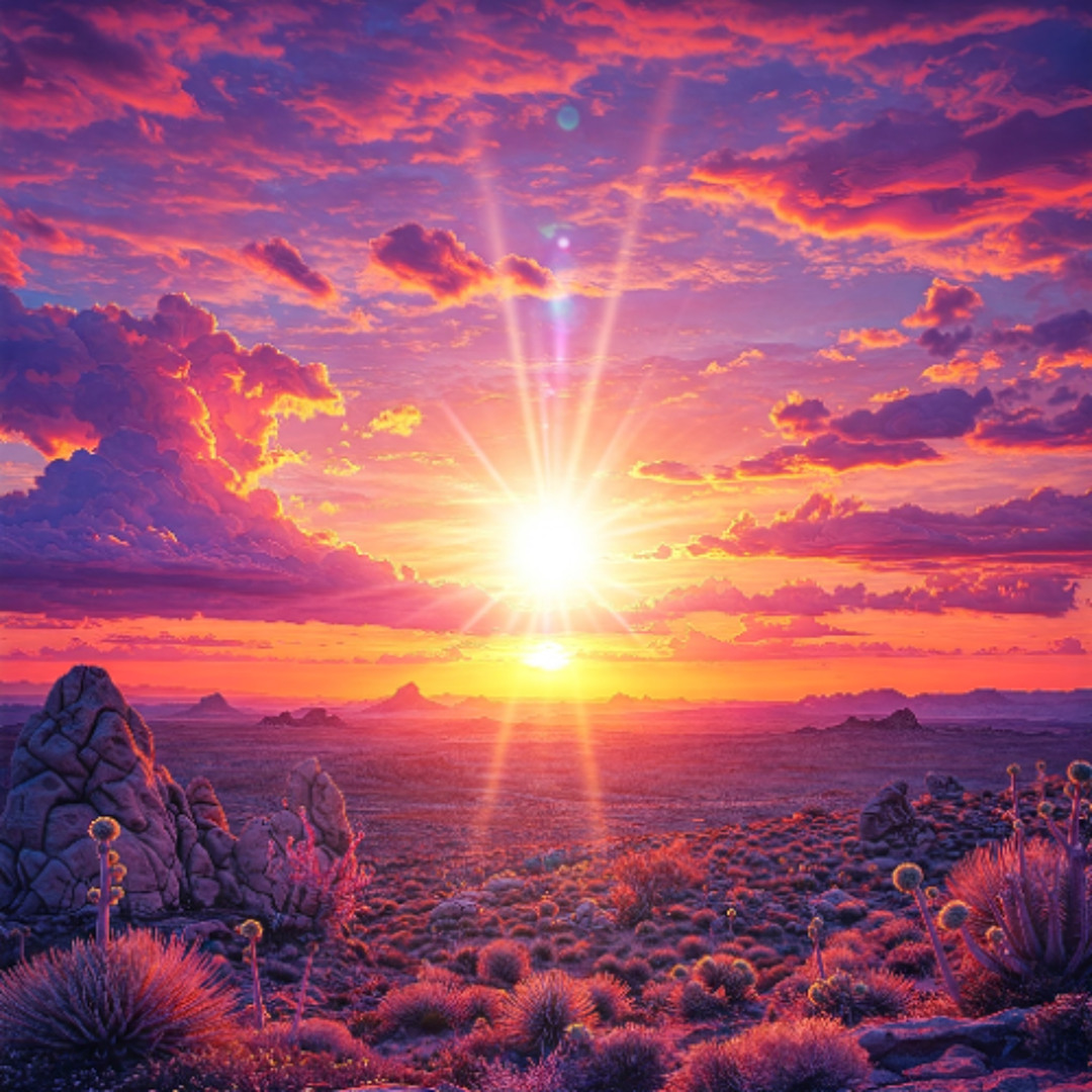 Psychedelic Sunset
