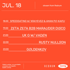 Zeta Zeta b2b Marauder Disco @ TESTFM — 18/07/2021