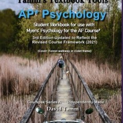 READ/DOWNLOAD AP* Psychology Student Workbook for use with Myers' Psychology for