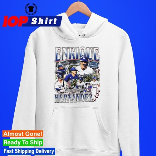 Enrique Hernandez Los Angeles Dodgers baseball player shirt