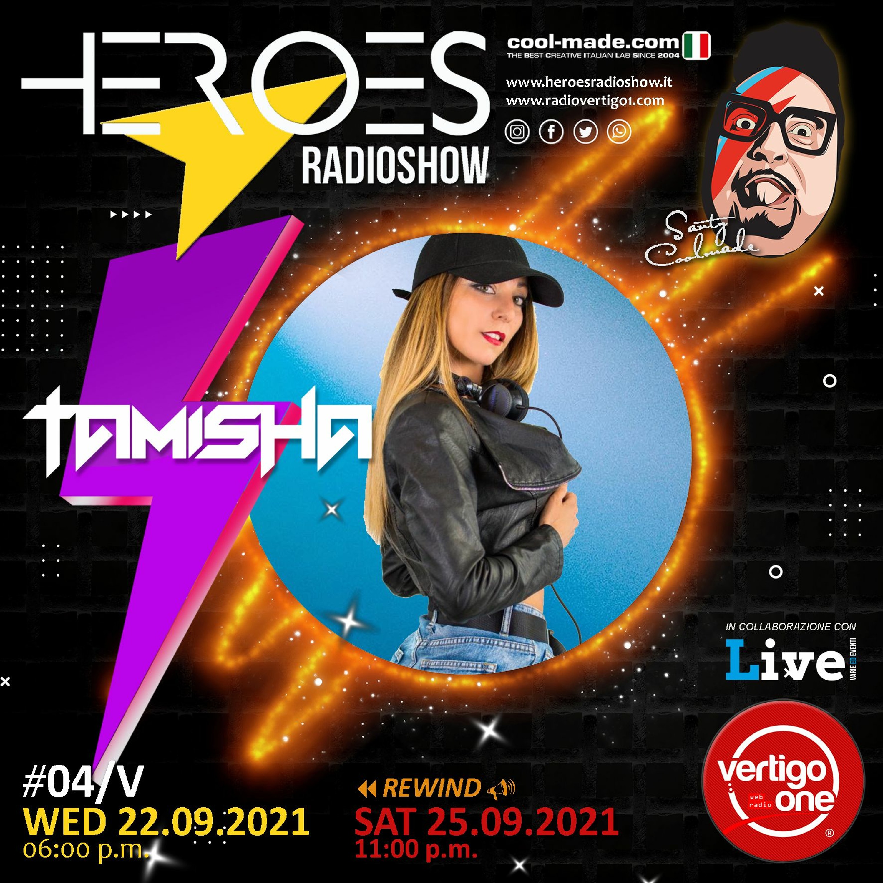 #04/2021-22> HEROES RadioShow - Special Guest TAMISHA episode artwork