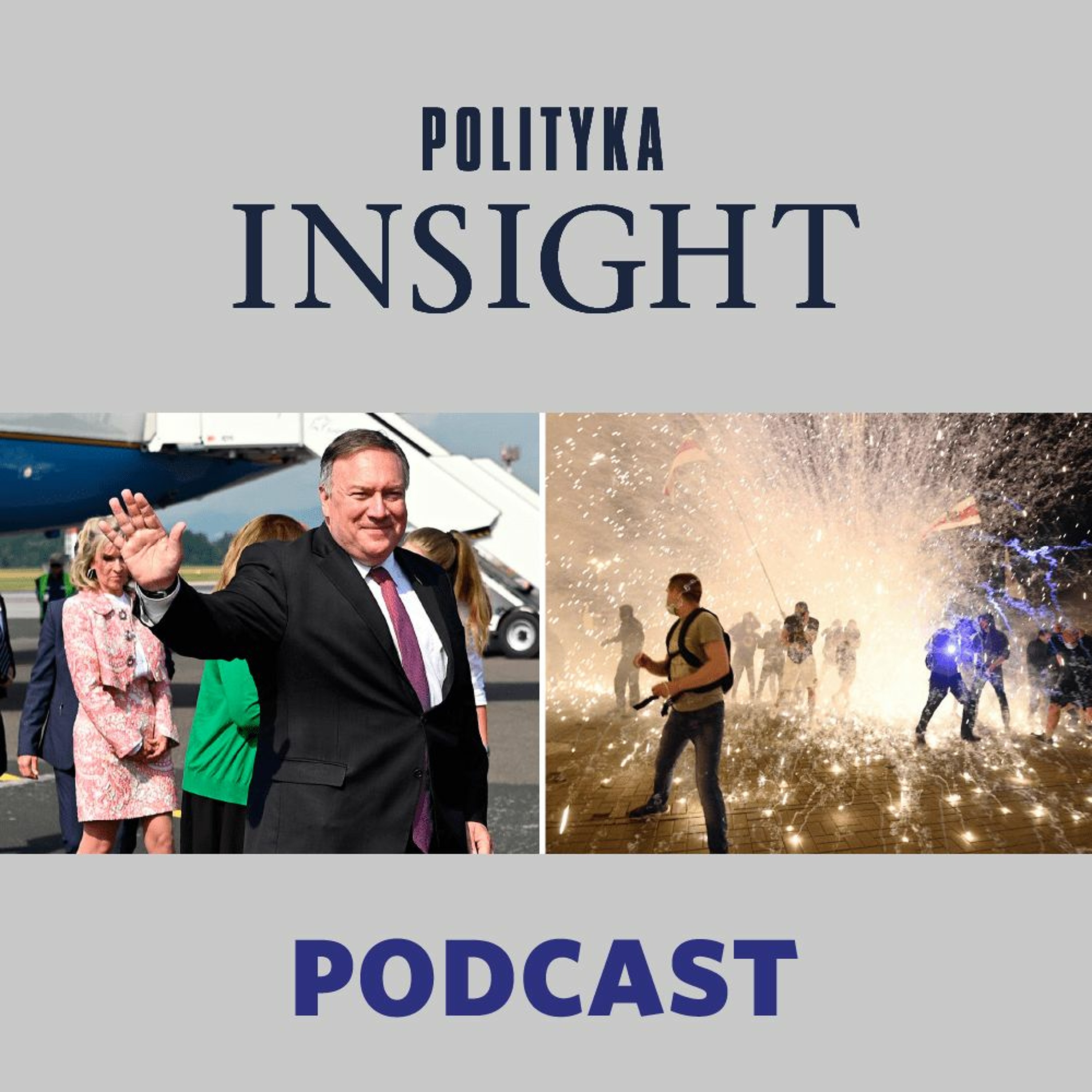 Protesty w Mińsku, Pompeo w Warszawie