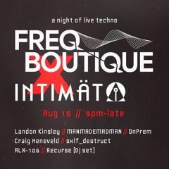 Live Hardware Performance - Freq Boutique @ Intimat - Aug. 15, 2025