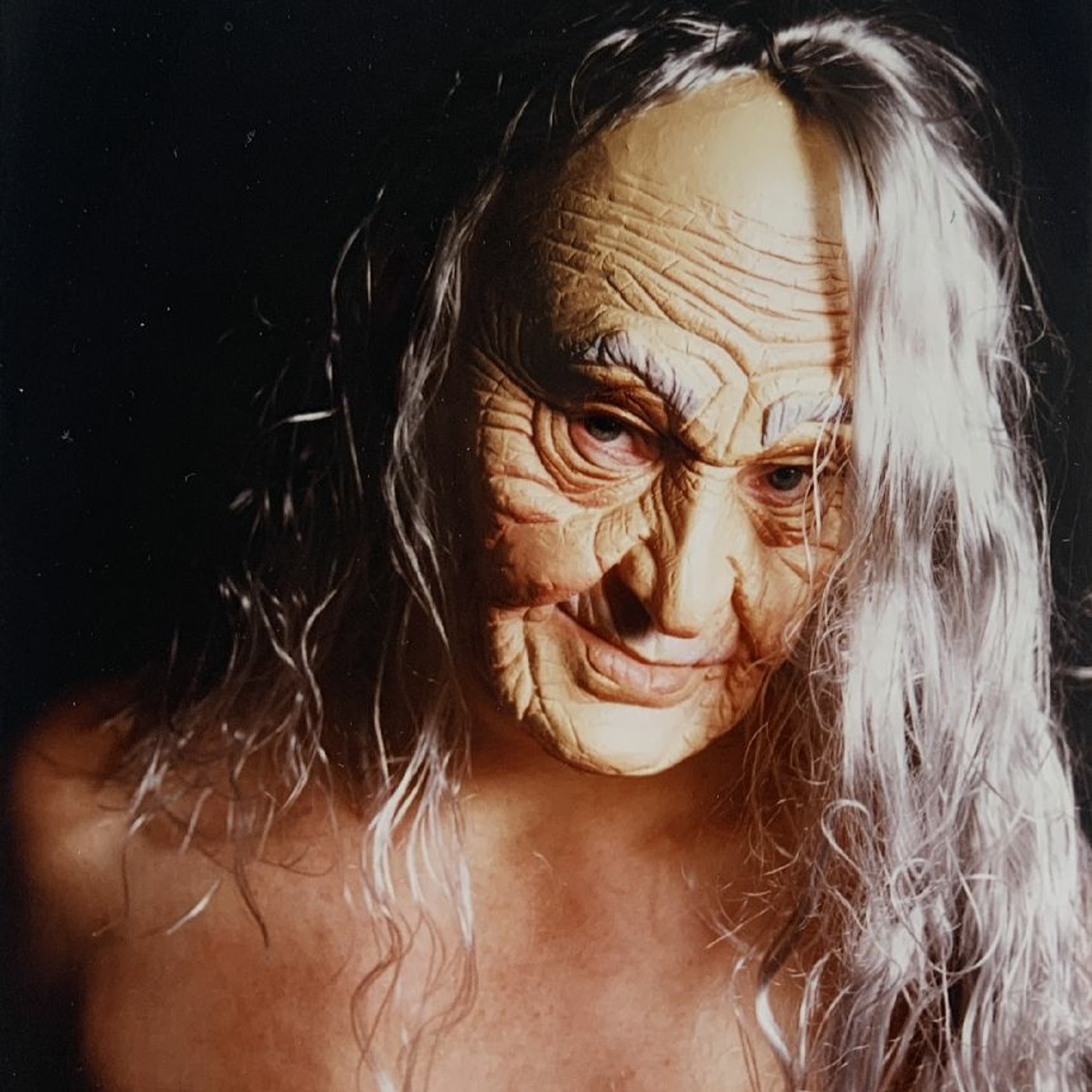 Audio Description, Jo Spence, Phototherapy: "Crone" From Triple Somersaults