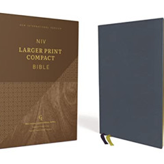 [Read] EPUB 🖊️ NIV, Larger Print Compact Bible, Genuine Leather, Buffalo, Blue, Red