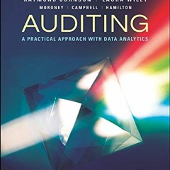 free EBOOK 💜 Auditing: A Practical Approach with Data Analytics by  Laura Davis Wile